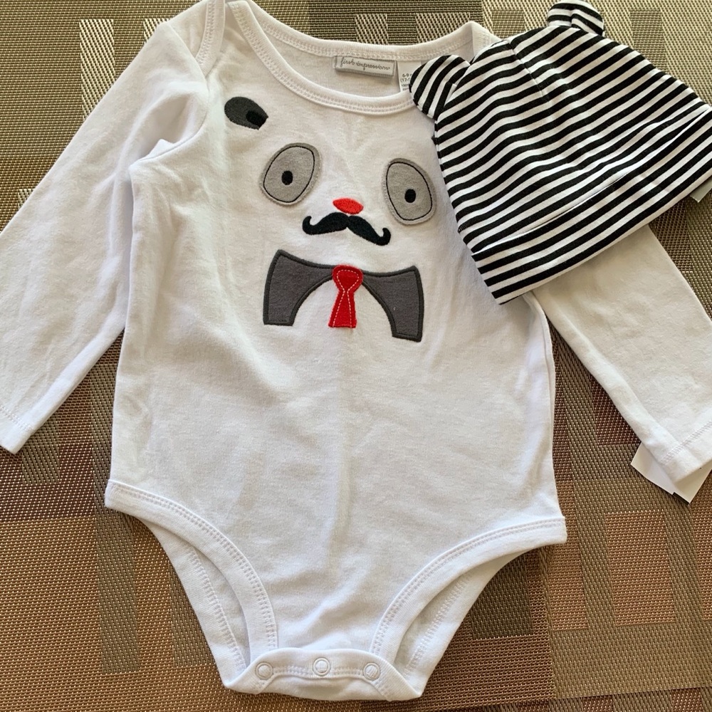 👶First Impression Baby Boy infant Bodysuit